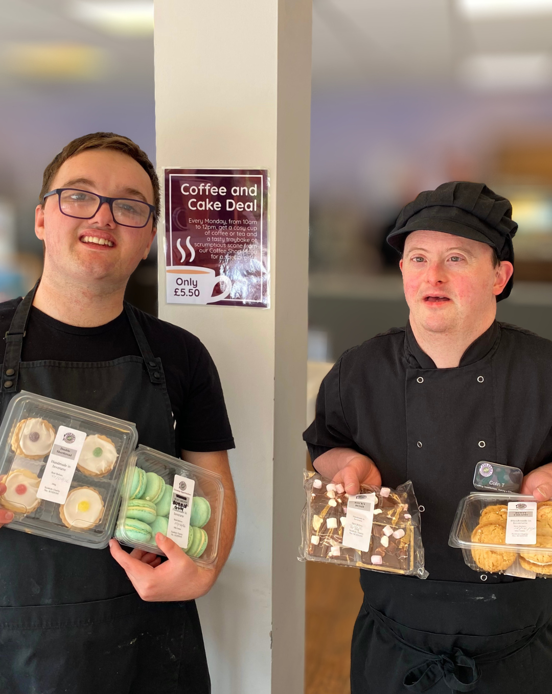 Monday Coffee and Cake Deal at the Fly Cup Coffee Shop