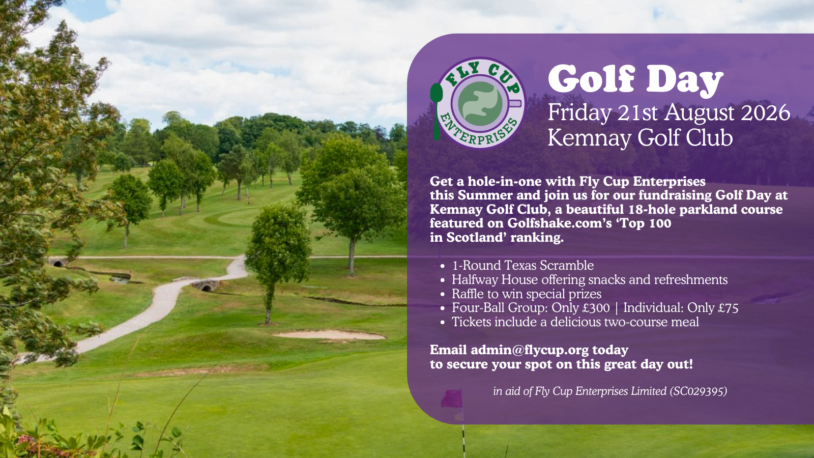 Fly Cup Enterprises Golf Day