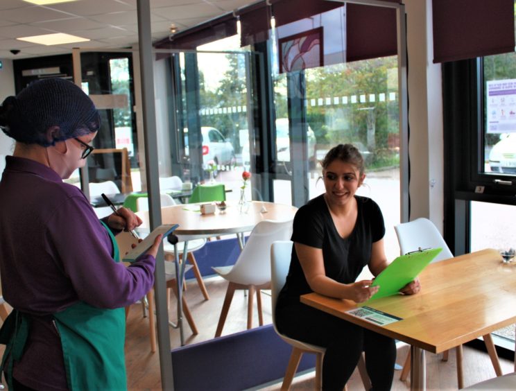 Waitress at Fly Cup