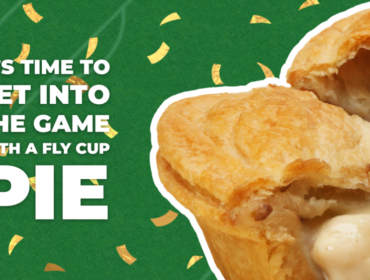 Get into the game with a Fly Cup pie