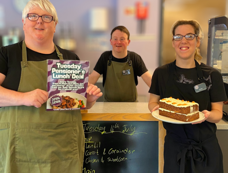 Pensioner's lunches are back in Inverurie with our delicious deal
