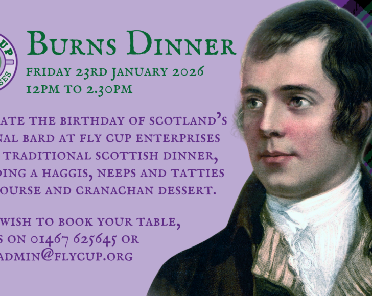 Celebrate Robert Burns at Fly Cup Enterprises