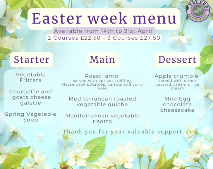 Celebrate Easter with a Special Seasonal Menu at Fly Cup Enterprises!