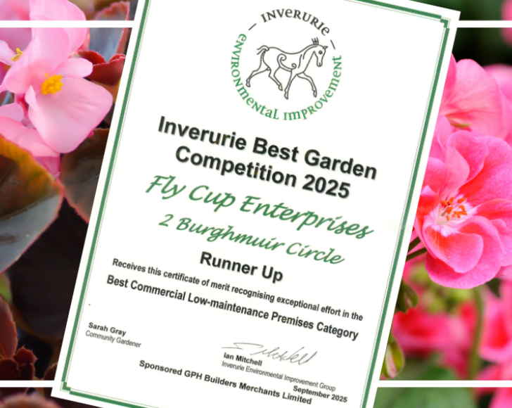 Flower power at Fly Cup Enterprises